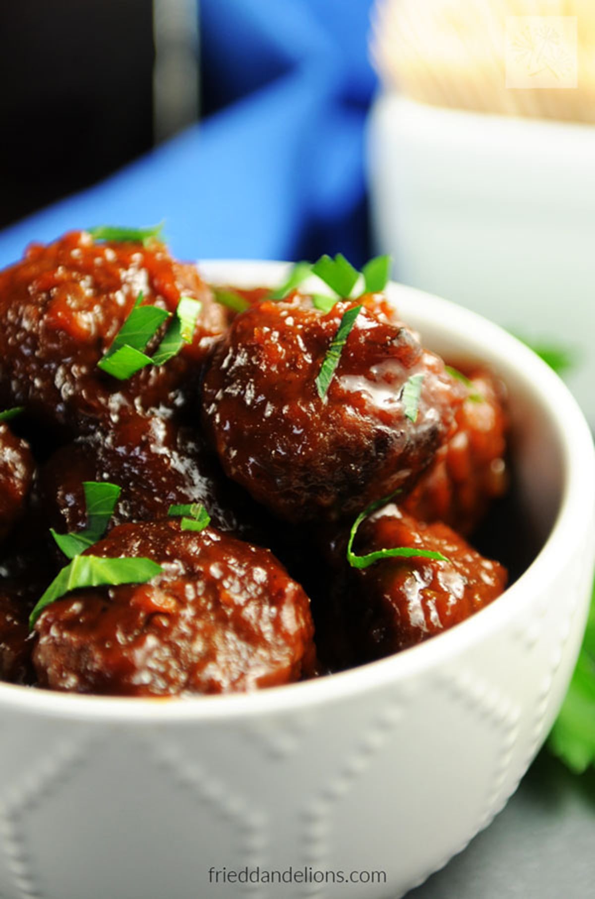 Vegan Instant Pot BBQ Meatballs 