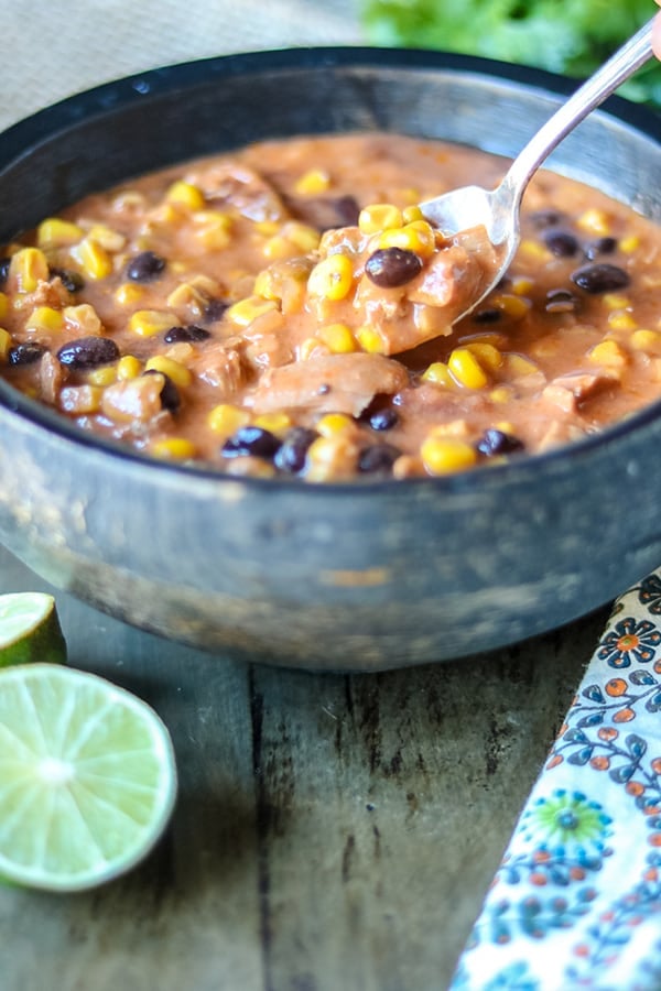 Southwest Turkey & Bean Soup 