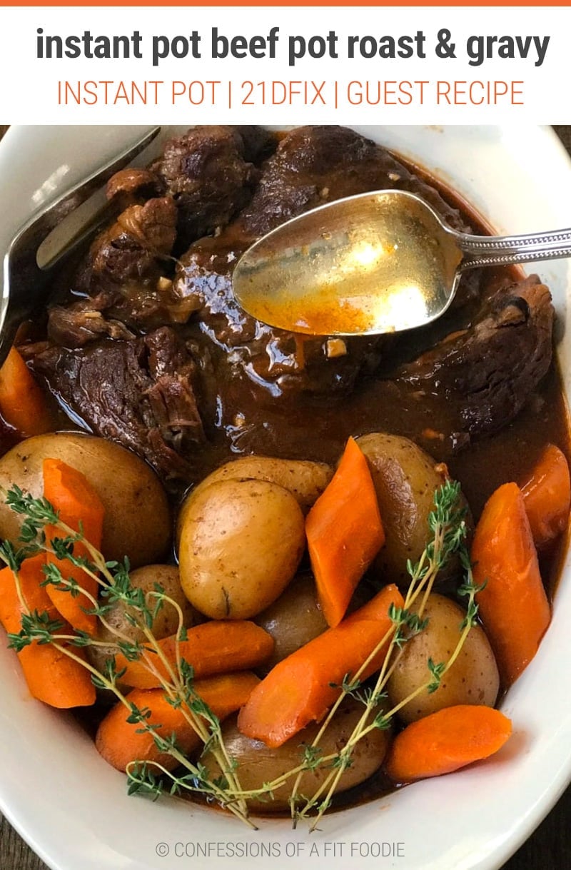 Instant Pot Pot Roast with Potatoes & Carrots - Creme De La Crumb