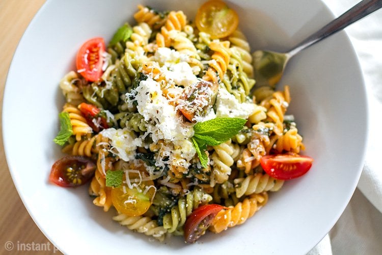 Instant pot pasta spinach hot sale