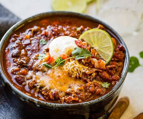 Instant Pot Ground Beef Burrito Bowls - Oh Sweet Basil