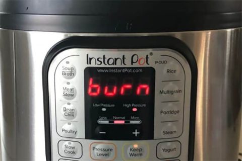 Instant Pot burn message