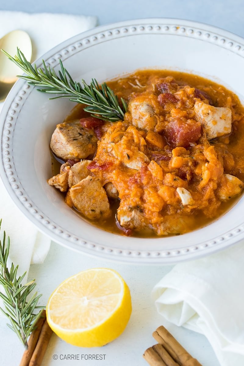 Instant Pot Chicken & Sweet Potatoes 