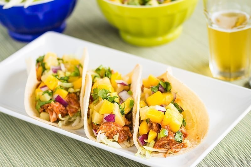 Instant Pot Chicken Tacos