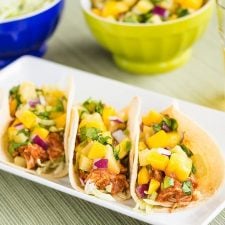 Instant Pot Chicken Tacos With Pineapple Salsa-image