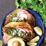 Instant Pot Shredded Beef Tacos (Mexican Stye) | This pressure cooker recipe is a guest dish from Amazing Favourites With Your Instant Pot cookbook | #instantpot #tacos #pressurecooker #beef