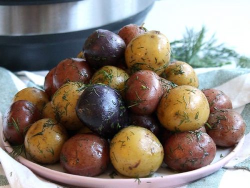 Instant Pot Baby Potatoes With Dill & Butter