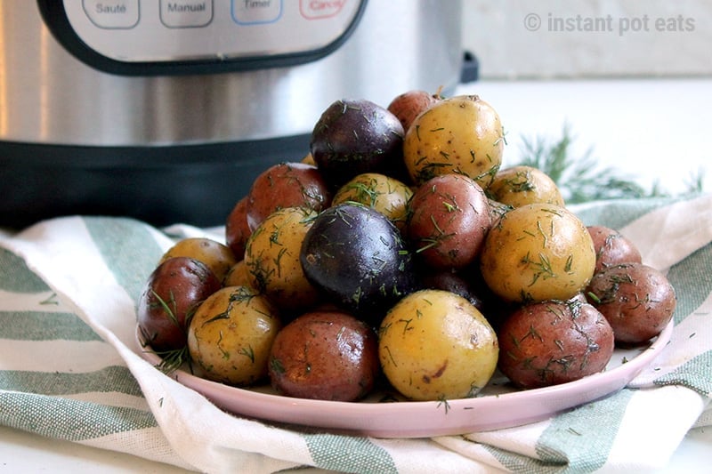 Instant Pot Baby Potatoes With Dill & Butter