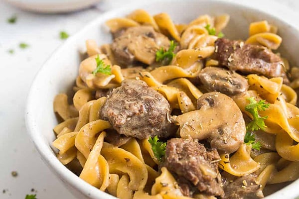 Instant Pot Beef Stroganoff