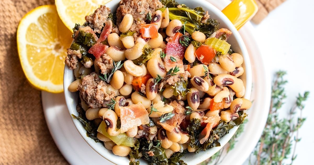 Instant Pot Black Eyed Peas Southern Style