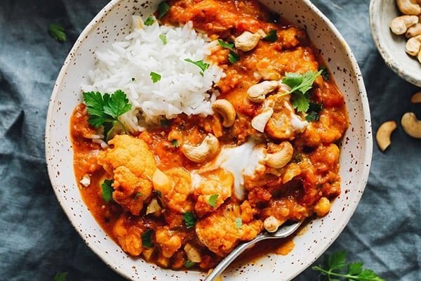 Cauliflower & Chickpea Tikka Masala 