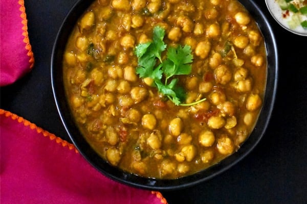 Chana Masala With Garbanzo Beans 