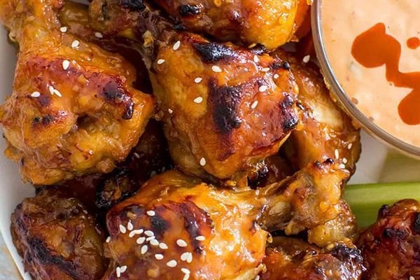 Glazed chicken