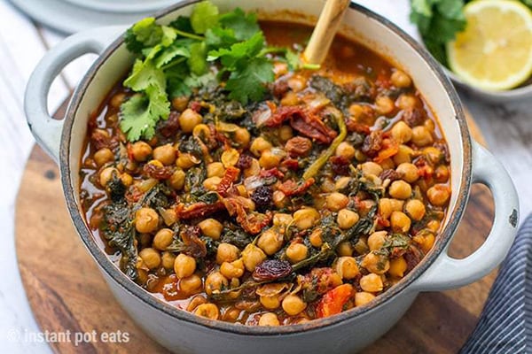 Moroccan Instant Pot Chickpea Stew 