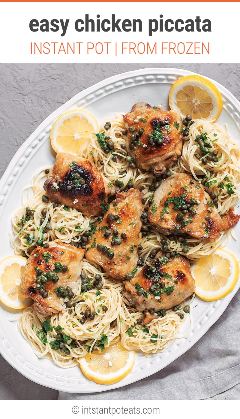 Healthy Instant Pot Chicken Piccata - The Brooklyn Mom