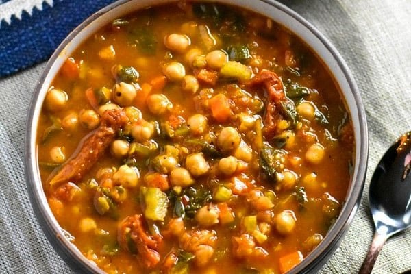 Moroccan chickpea soup