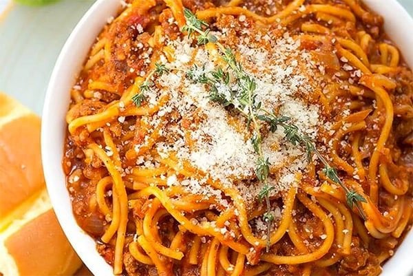 Instant Pot mini spaghetti 