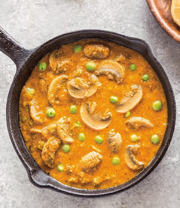 Instant Pot Mushroom Pea Curry