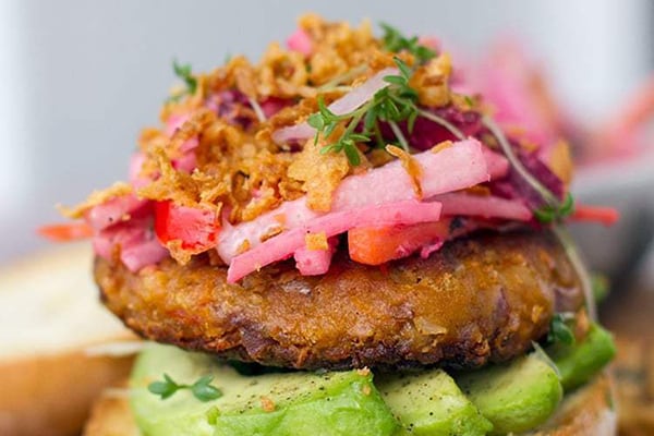 Vegan Instant Pot Bean Burgers 