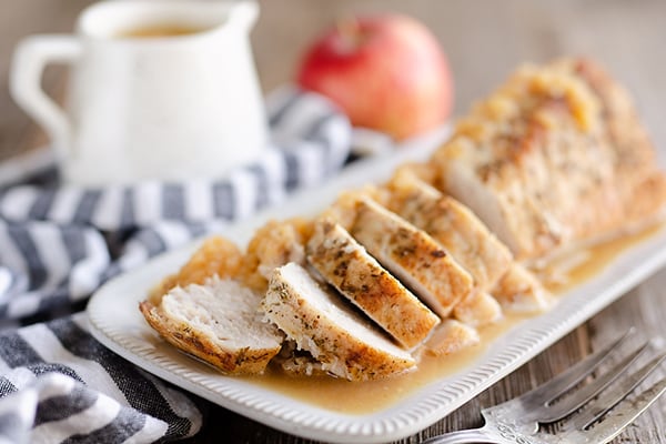 Instant Pot Pork Loin Bourbon Apple Sauce The Creative Bite