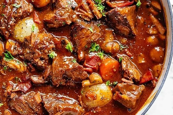 Julia Child Beef Bourguignon in the Instant Pot