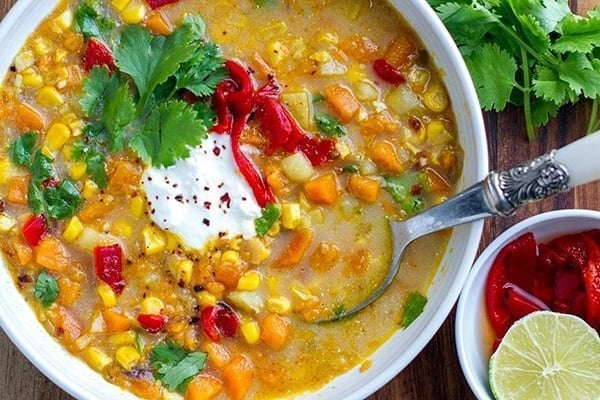 Yotam Ottolenghi Corn Mexican Soup Instant Pot