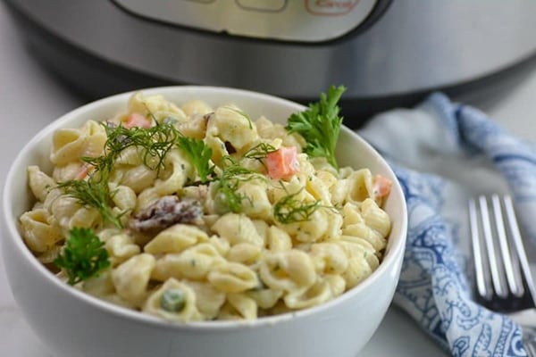 Instant Pot Bacon and Ranch Suddenly Salad