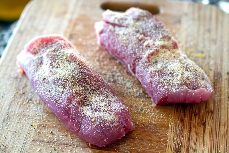 Pork tenderloin with spice rub