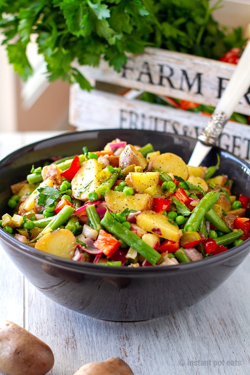 Instant Pot Potato Salad With Tangy Vinaigrette (Vegan, Gluten-Free)