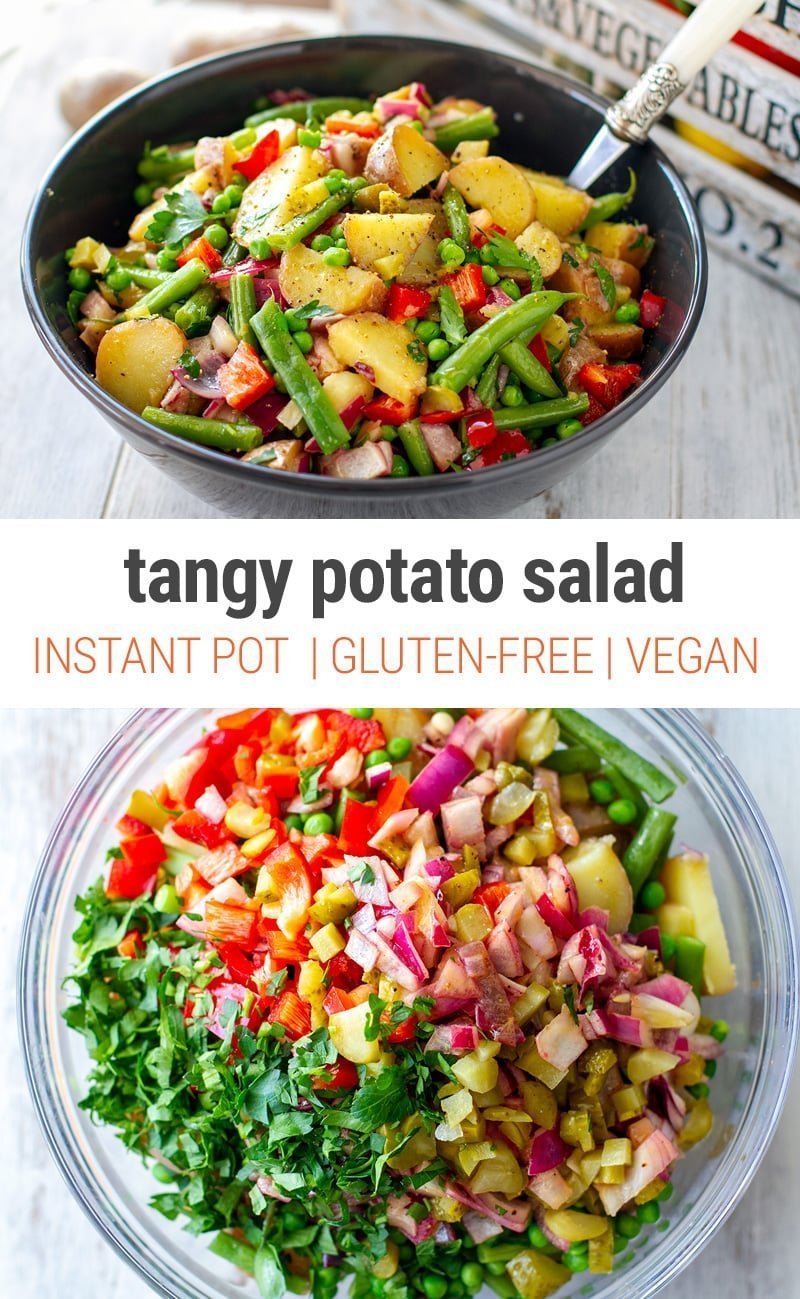 Instant Pot Potato Salad With Tangy Vinaigrette (Vegan, Gluten-Free)