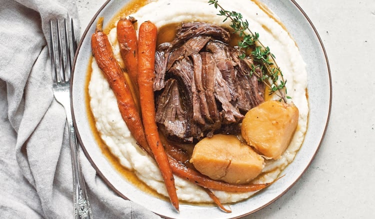 Instant Pot Balsamic Pot Roast With Dijon Mustard