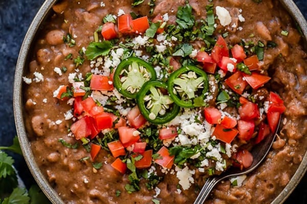 Instant Pot Mexican Refried Pinto Beans