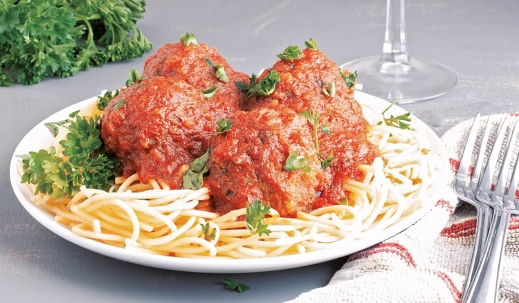 instant pot meatballs and spaghetti