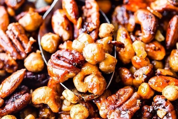 Candied Chickpea Cajun Trail Mix