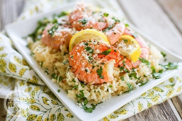 Shrimp Scampi Paella