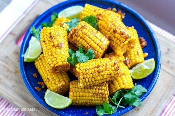 Instant Pot Corn On The Cob With Cajun Butter & Lime