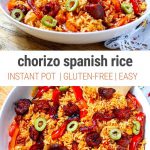 Instant Pot Spanish Rice Chorizo