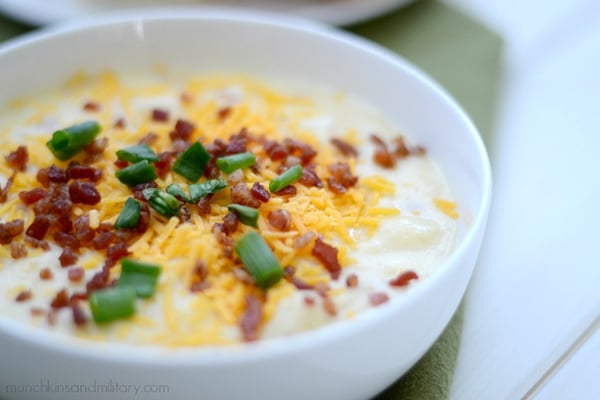 Potato & Bacon Soup (from Frozen potato)