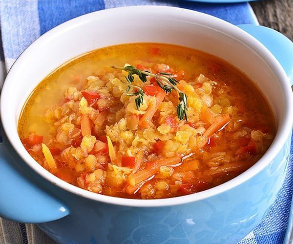 Instant Pot Lentil Soup (vegan, gluten-free, low-calorie)