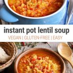 Instant Pot Low-Calorie Lentil Soup