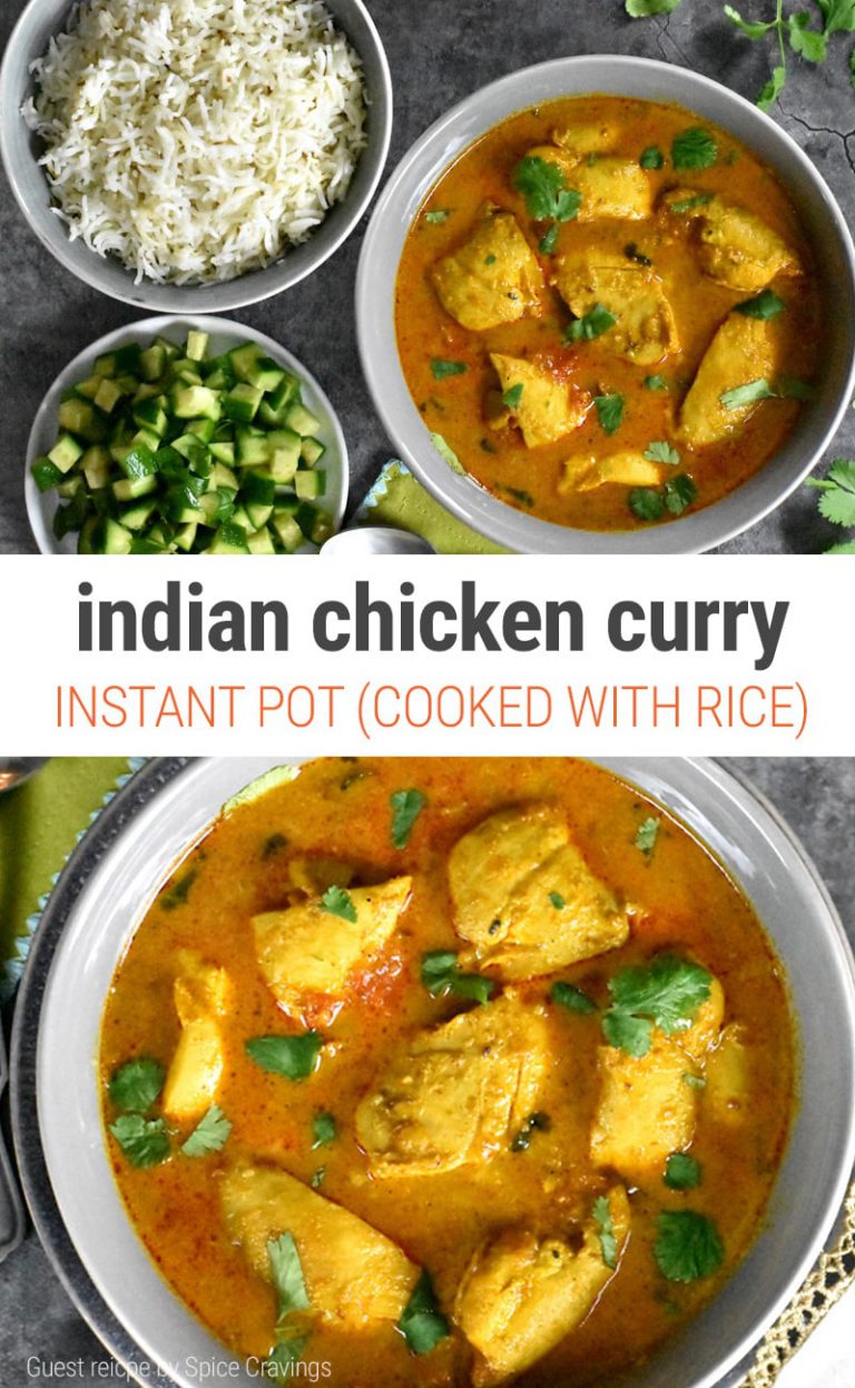 Instant Pot Chicken Curry & Rice