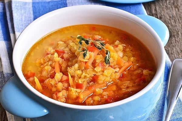 Instant Pot Lentil Soup Vegan Gluten-free