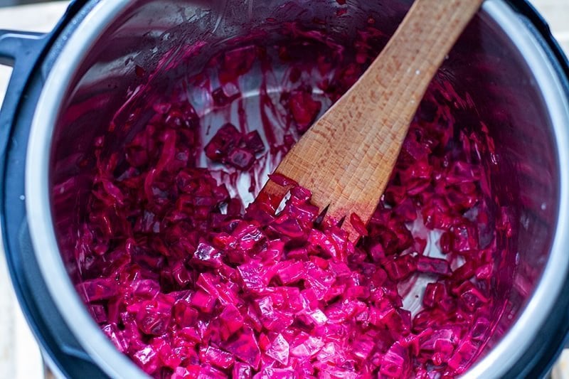 How to make creamed beets with Instant Pot