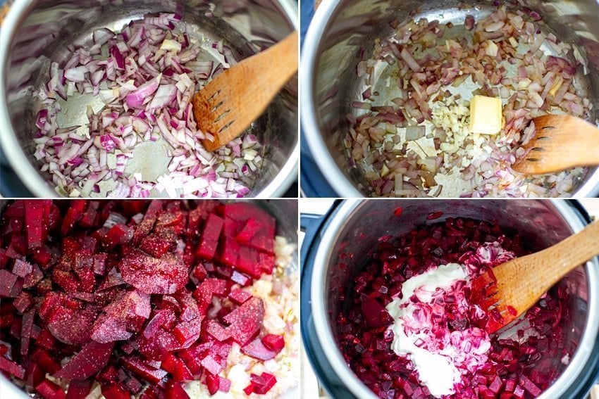 How to make creamed beets with Instant Pot