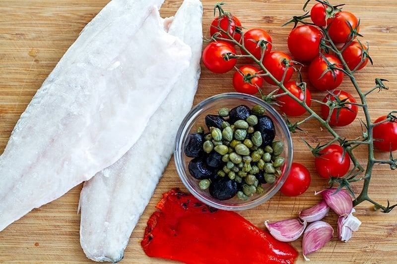 Instant Pot Italian Fish Ingredients