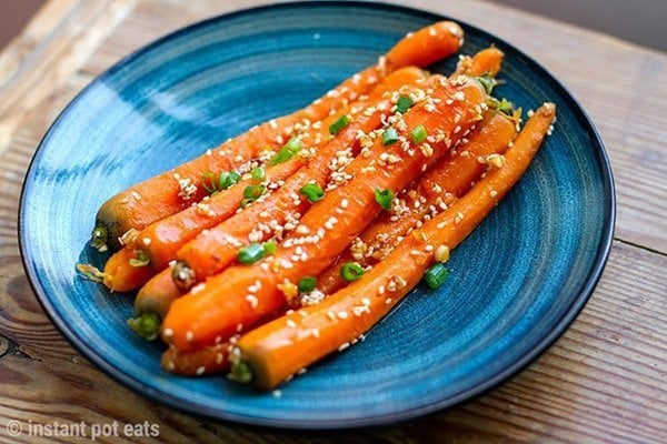 Instant Pot Carrots With Honey Soy Glaze