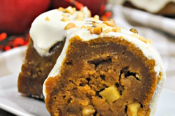 Instant Pot Apple Pumpkin Bundt Cake