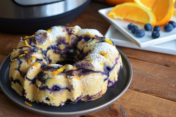 Instant Pot Orange Blueberry Muffin Bundt Bread