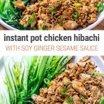 Instant Pot Soy Ginger Chicken Hibachi Style