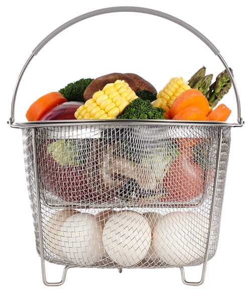 304 Stainless Steel Steamer Basket Instant Pot Accessories For 3